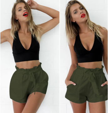 Loose Belted Shorts